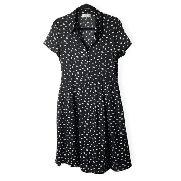 WAYF Black and White Polka Dot Dress - Picture 2 of 10